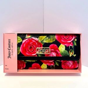Juicy Couture Malibu Rose clutch Gift Box